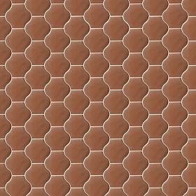 Textures   -   ARCHITECTURE   -   TILES INTERIOR   -  Terracotta tiles - Terracotta tile texture seamless 16083