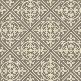 Textures   -   ARCHITECTURE   -   TILES INTERIOR   -   Cement - Encaustic   -  Victorian - Victorian cement floor tile texture seamless 13728