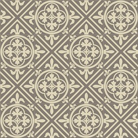 Textures   -   ARCHITECTURE   -   TILES INTERIOR   -   Cement - Encaustic   -   Victorian  - Victorian cement floor tile texture seamless 13728 (seamless)