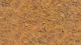 Textures   -   NATURE ELEMENTS   -  SAND - Yellow sand with footprints texture seamless 17524