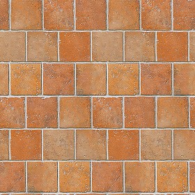 Textures   -   ARCHITECTURE   -   PAVING OUTDOOR   -   Terracotta   -  Blocks regular - Cotto paving outdoor regular blocks texture seamless 06713