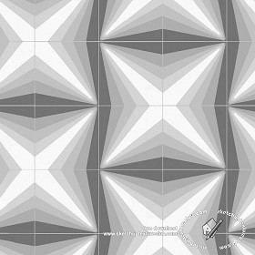 Textures   -   ARCHITECTURE   -   TILES INTERIOR   -   Ornate tiles   -  Geometric patterns - Geometric patterns tile texture seamless 18934