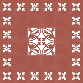 Textures   -   ARCHITECTURE   -   TILES INTERIOR   -   Cement - Encaustic   -  Encaustic - Traditional encaustic cement ornate tile texture seamless 13510