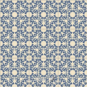 Textures   -   ARCHITECTURE   -   TILES INTERIOR   -   Ornate tiles   -   Mixed patterns  - Ceramic ornate tile texture seamless 20326 (seamless)