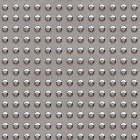 Textures   -   MATERIALS   -   METALS   -   Plates  - Dotted silver metal plate texture seamless 10649 (seamless)