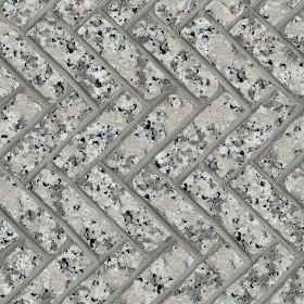 Textures   -   ARCHITECTURE   -   PAVING OUTDOOR   -  Marble - Granite paving herringbone outdoor texture seamless 17848