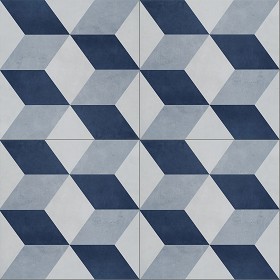Textures   -   ARCHITECTURE   -   TILES INTERIOR   -   Cement - Encaustic   -   Cement  - Illusion cement concrete tile texture seamless 13391 (seamless)