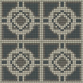 Textures   -   ARCHITECTURE   -   TILES INTERIOR   -   Mosaico   -   Classic format   -  Patterned - Mosaico patterned tiles texture seamless 15102