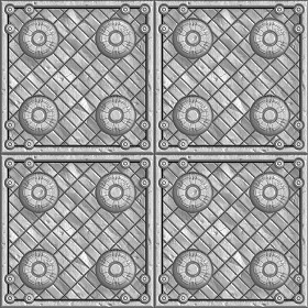 Textures   -   MATERIALS   -   METALS   -  Panels - Silver metal panel texture seamless 10468