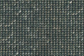 Textures   -   ARCHITECTURE   -   ROOFINGS   -   Clay roofs  - Old clay roofing texture seamless 03417 (seamless)