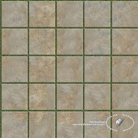 Textures   -   ARCHITECTURE   -   PAVING OUTDOOR   -   Parks Paving  - Concrete park paving texture seamless 18832 (seamless)