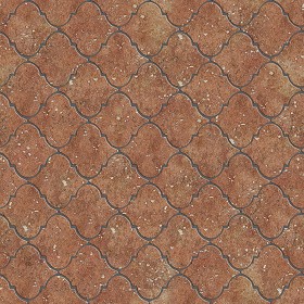 Textures   -   ARCHITECTURE   -   TILES INTERIOR   -  Terracotta tiles - Terracotta tile texture seamless 16087