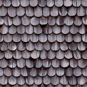 Textures   -   ARCHITECTURE   -   ROOFINGS   -  Shingles wood - Wood shingle roof texture seamless 03857