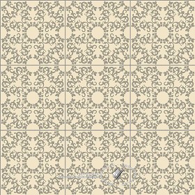 Textures   -   ARCHITECTURE   -   TILES INTERIOR   -   Ornate tiles   -   Mixed patterns  - Ceramic ornate tile texture seamless 20329 (seamless)