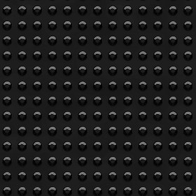 Textures   -   MATERIALS   -   METALS   -   Plates  - Dotted black metal plate texture seamless 10652 (seamless)