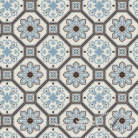 Textures   -   ARCHITECTURE   -   TILES INTERIOR   -   Ornate tiles   -  Geometric patterns - Geometric patterns tile texture seamless 18938