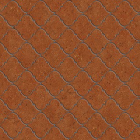 Textures   -   ARCHITECTURE   -   TILES INTERIOR   -  Terracotta tiles - Terracotta tile texture seamless 16088