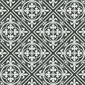 Textures   -   ARCHITECTURE   -   TILES INTERIOR   -   Cement - Encaustic   -  Victorian - Victorian cement floor tile texture seamless 13733
