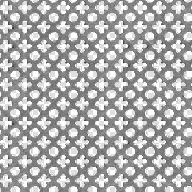 Aluminium Perforated Metal Texture Seamless