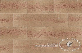 Textures   -   ARCHITECTURE   -   TILES INTERIOR   -   Marble tiles   -   Red  - Nembro pinkish floor marble texture seamless 19130 (seamless)