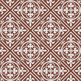 Textures   -   ARCHITECTURE   -   TILES INTERIOR   -   Cement - Encaustic   -  Victorian - Victorian cement floor tile texture seamless 13734