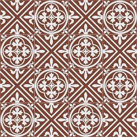 Textures   -   ARCHITECTURE   -   TILES INTERIOR   -   Cement - Encaustic   -   Victorian  - Victorian cement floor tile texture seamless 13734 (seamless)