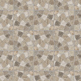 Textures   -   ARCHITECTURE   -   PAVING OUTDOOR   -   Pavers stone   -   Cobblestone  - Quartzite cobblestone paving texture seamless 06488 (seamless)