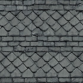 Textures   -   ARCHITECTURE   -   ROOFINGS   -   Slate roofs  - Slate roofing texture seamless 03976 (seamless)