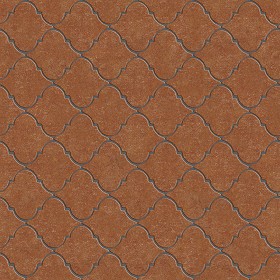 Textures   -   ARCHITECTURE   -   TILES INTERIOR   -  Terracotta tiles - Terracotta tile texture seamless 16090