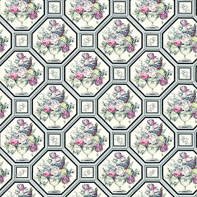 Textures   -   MATERIALS   -   WALLPAPER   -   Floral  - Floral wallpaper texture seamless 11063 (seamless)