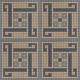 Textures   -   ARCHITECTURE   -   TILES INTERIOR   -   Mosaico   -   Classic format   -  Patterned - Mosaico patterned tiles texture seamless 15108