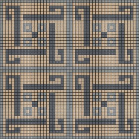 Textures   -   ARCHITECTURE   -   TILES INTERIOR   -   Mosaico   -   Classic format   -   Patterned  - Mosaico patterned tiles texture seamless 15108 (seamless)