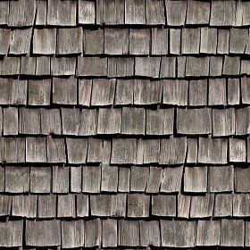Textures   -   ARCHITECTURE   -   ROOFINGS   -  Shingles wood - Wood shingle roof texture seamless 03862