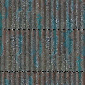Textures   -   ARCHITECTURE   -   ROOFINGS   -   Metal roofs  - Dirty metal rufing texture seamless 03673 (seamless)