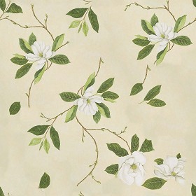 Textures   -   MATERIALS   -   WALLPAPER   -   Floral  - Floral wallpaper texture seamless 11064 (seamless)