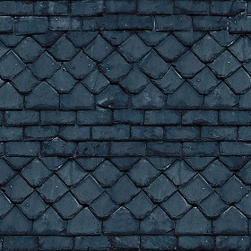 Textures   -   ARCHITECTURE   -   ROOFINGS   -   Slate roofs  - Slate roofing texture seamless 03978 (seamless)