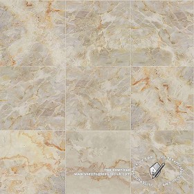 Textures   -   ARCHITECTURE   -   TILES INTERIOR   -   Marble tiles   -   Cream  - Botticino marble tile texture seamless 19793 (seamless)