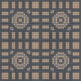 Textures   -   ARCHITECTURE   -   TILES INTERIOR   -   Mosaico   -   Classic format   -   Patterned  - Mosaico patterned tiles texture seamless 15110 (seamless)