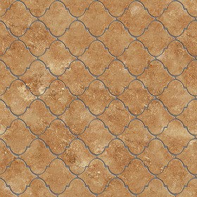 Textures   -   ARCHITECTURE   -   TILES INTERIOR   -  Terracotta tiles - Terracotta tile texture seamless 16093