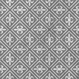 Textures   -   ARCHITECTURE   -   TILES INTERIOR   -   Cement - Encaustic   -  Victorian - Victorian cement floor tile texture seamless 13738
