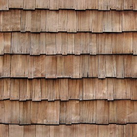 Textures   -   ARCHITECTURE   -   ROOFINGS   -  Shingles wood - Wood shingle roof texture seamless 03864