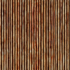 Textures   -   MATERIALS   -   METALS   -  Corrugated - Dirty rusted corrugated metal texture seamless 10003