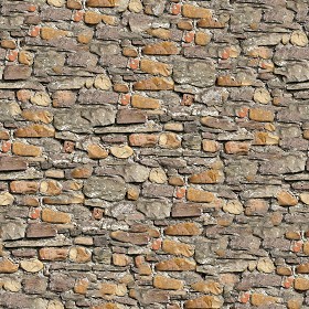 Textures   -   ARCHITECTURE   -   STONES WALLS   -  Stone walls - Old wall stone texture seamless 08474