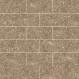Textures   -   ARCHITECTURE   -   TILES INTERIOR   -   Marble tiles   -   Travertine  - Walnut travertine floor tile texture seamless 14745 (seamless)