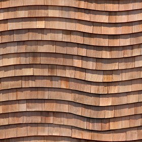Textures   -   ARCHITECTURE   -   ROOFINGS   -  Shingles wood - Wood shingle roof texture seamless 03865