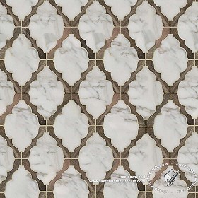 Textures   -   ARCHITECTURE   -   TILES INTERIOR   -   Marble tiles   -  White - American white marble tile whit raw wood texture seamless 19817