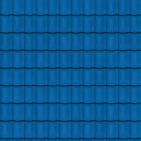 Textures   -   ARCHITECTURE   -   ROOFINGS   -   Clay roofs  - Blue clay roofing texture seamless 03426 (seamless)