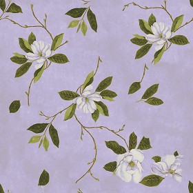 Textures   -   MATERIALS   -   WALLPAPER   -  Floral - Floral wallpaper texture seamless 11067