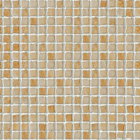 Textures   -   ARCHITECTURE   -   TILES INTERIOR   -   Mosaico   -  Mixed format - Hand painted mosaic tile texture seamless 15620