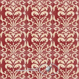 Textures   -   ARCHITECTURE   -   TILES INTERIOR   -   Ornate tiles   -   Mixed patterns  - Relief ornate ceramic tile texture seamless 20336 (seamless)